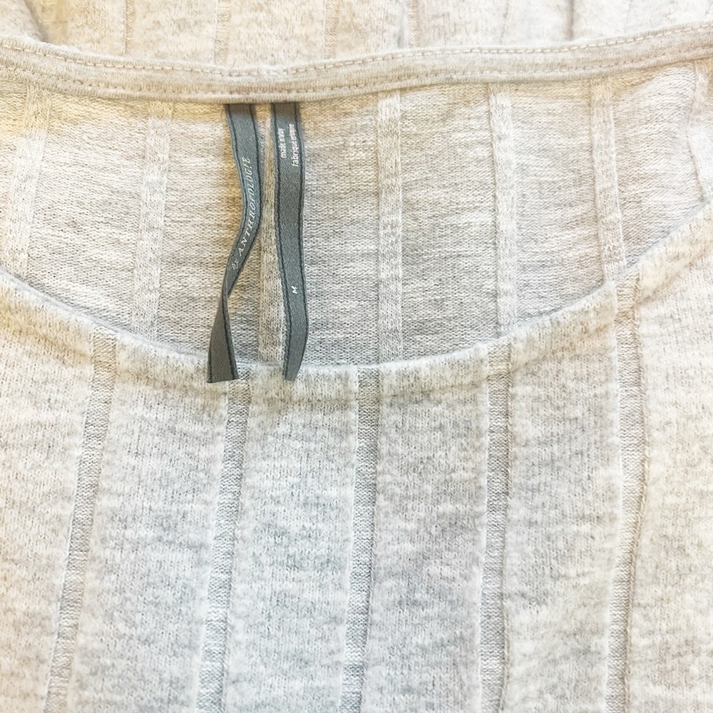 Medium Anthro Grey Ribbed Top - Picture 4 of 5